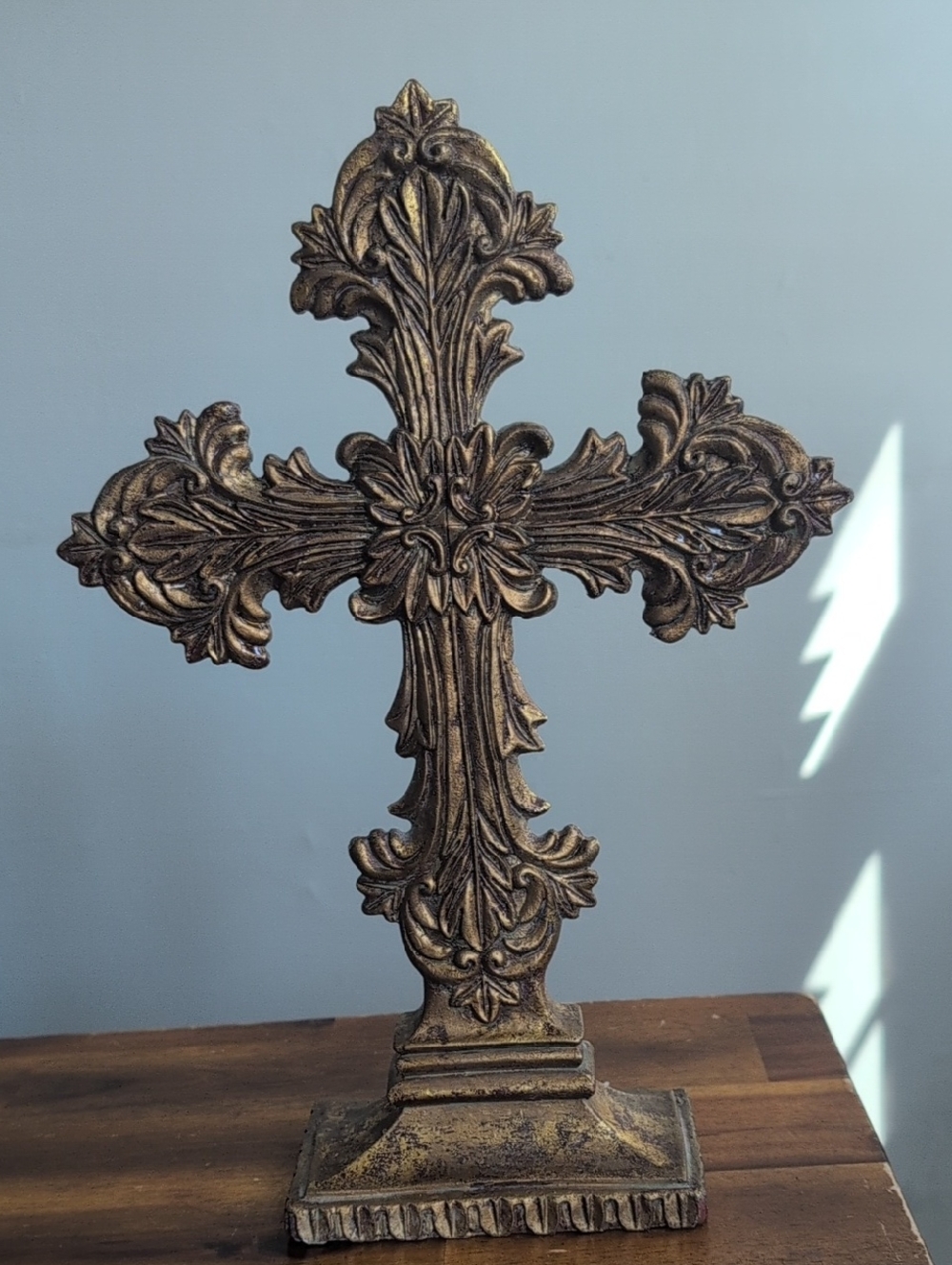 Vintage Standing Cross Decorative Cross Ornate Cross
